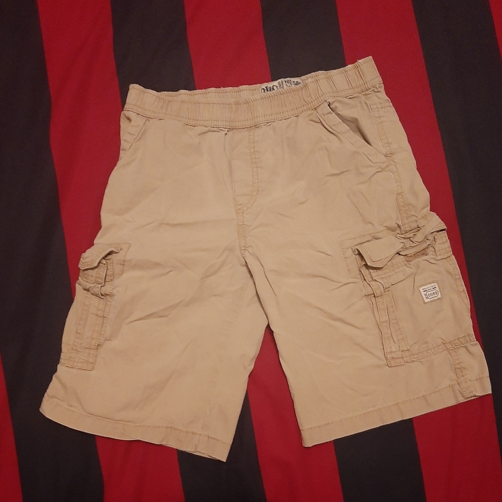 Youth Tan Cargo Shorts - PLC W12